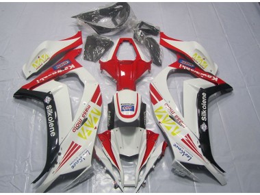 11-15 Blanc Rouge Silkolene Kawasaki ZX10R Carénage Moto