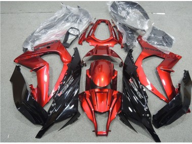 11-15 Noir Rouge Kawasaki ZX10R Carénage Moto