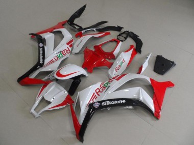 11-15 Rouge et Blanc Rapid Kawasaki ZX10R Carénage Moto