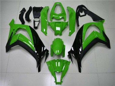 11-15 Vert Noir Kawasaki ZX10R Carrosserie Moto