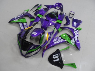 11-15 Violet Eva Kawasaki ZX10R Carénage Moto