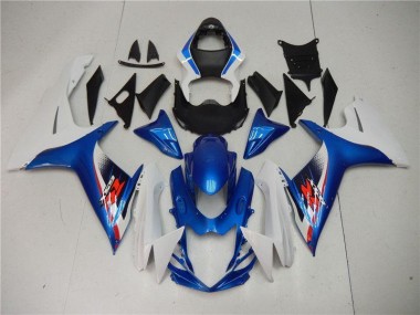 11-21 Bleu Blanc Suzuki GSXR 600/750 Carrosserie Moto