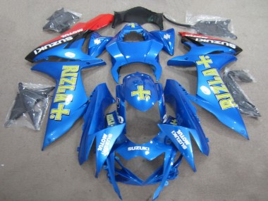 11-21 Bleu Jaune Rizla Suzuki GSXR 600 Carénage Moto