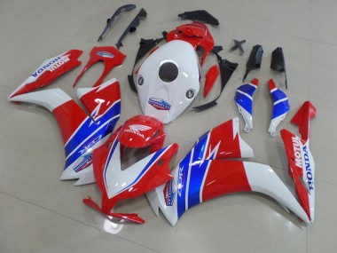 12-16 Blanc Rouge TT Legend Honda CBR1000RR Carénage Moto