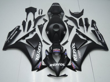 12-16 Noir Mat Repsol Honda CBR1000RR Carénages Moto