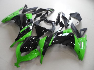 13-16 Noir Vert Kawasaki ZX300R Carrosserie Moto