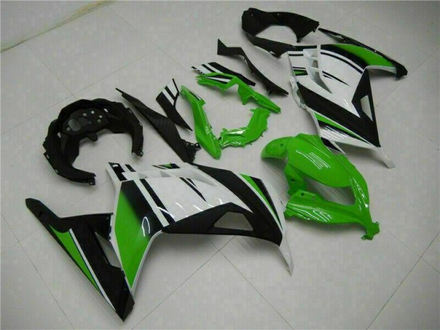 13-16 Vert Noir Argent Kawasaki EX300 Carénage Moto