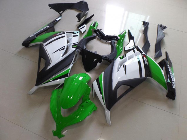 13-16 Vert Noir et Blanc Kawasaki ZX300R Carénage Moto