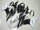 13-18 Blanc Noir Kawasaki ZX6R Carénages Moto