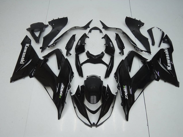 13-18 Gloss Noir Kawasaki ZX6R Carénage Moto