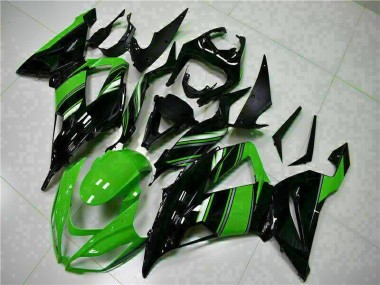 13-18 Noir Vert Kawasaki ZX6R Carénage Moto