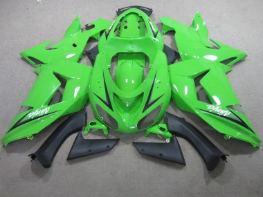 13-18 Vert Kawasaki ZX6R Carénage Moto