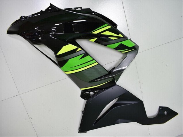 13-18 Vert Noir Kawasaki ZX6R Carrosserie Moto