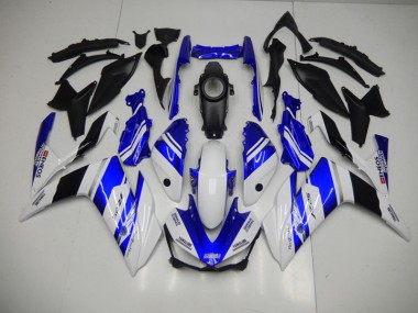 15-22 Bleu Blanc Bleu Blanc ENEOS Yamaha YZF R3 Carénage Moto