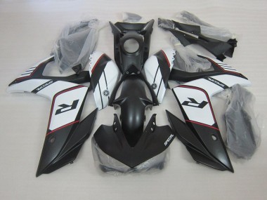 15-22 Noir Blanc Yamaha YZF R3 Carénage Moto