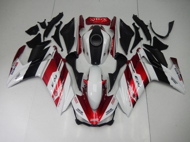 15-22 Noir Rouge Blanc Yamaha YZF R3 Carénage Moto