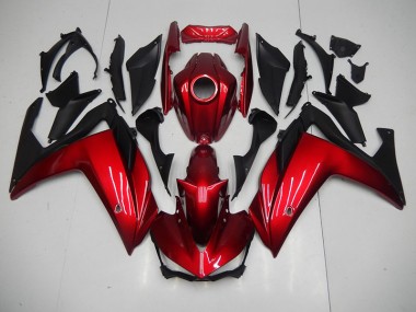 15-22 Rouge Noir Yamaha YZF R3 Carénage Moto