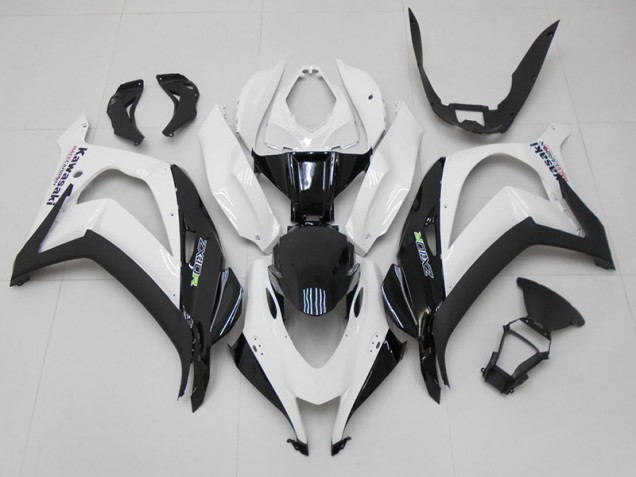 16-19 Blanc Noir Kawasaki ZX10R Carénage Moto