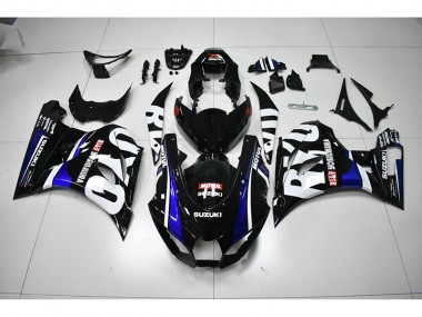 17-21 Noir Blanc Motul Suzuki GSXR 1000 Carénage Moto