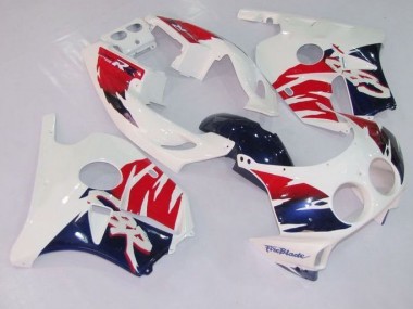 1988-1989 Rouge et Bleu Honda CBR250RR MC19 Carénage Moto