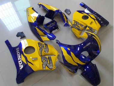 91-98 Bleu Jaune Honda CBR250RR MC22 Carénage Moto