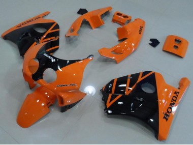 91-98 Orange Noir Honda CBR250RR MC22 Carénage Moto