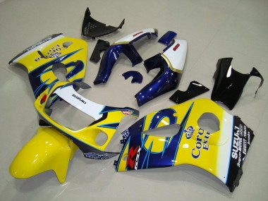 96-00 Jaune Corona Suzuki GSXR 600 Carénage Moto