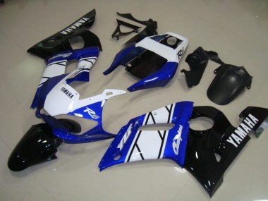 98-02 Bleu Noir Yamaha YZF R6 Kit Carénages Motos Complet